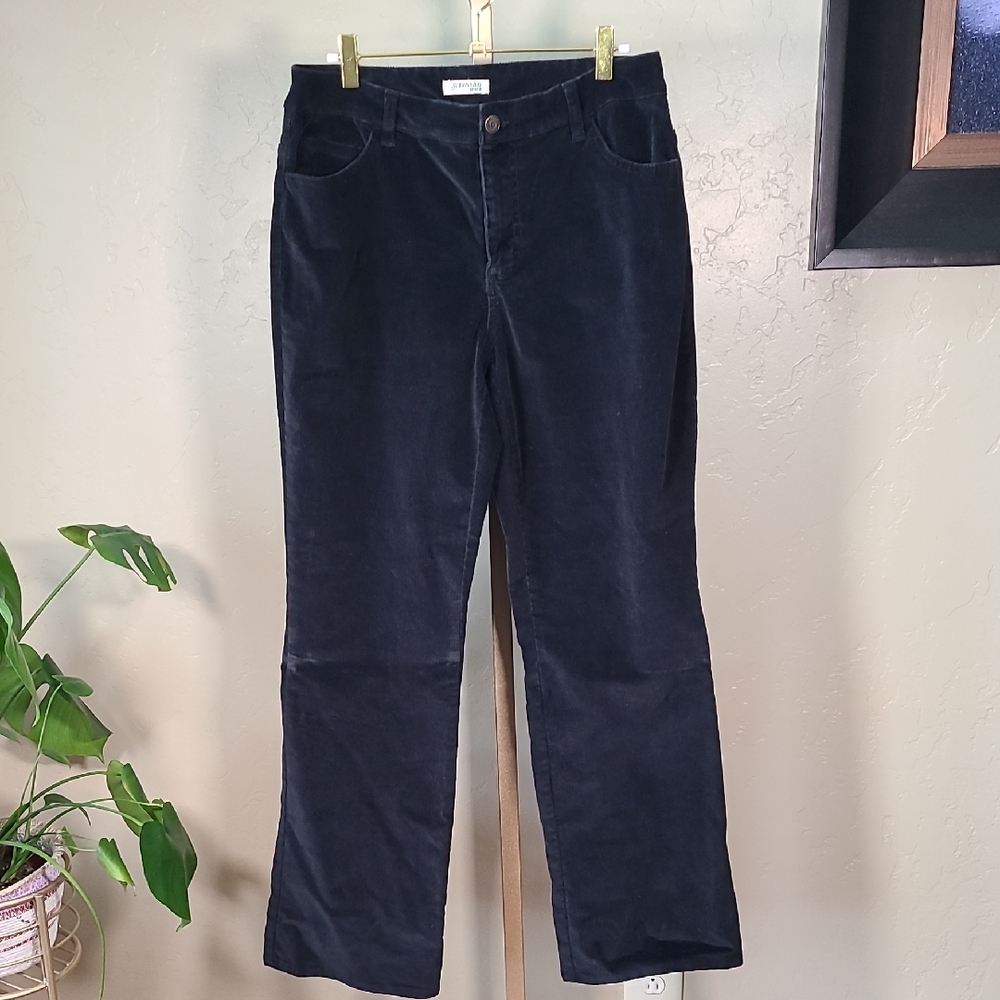 St. John's Bay Black Corduroy Stretch Pants
